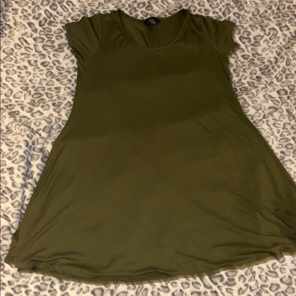 Olive Green Women's Top